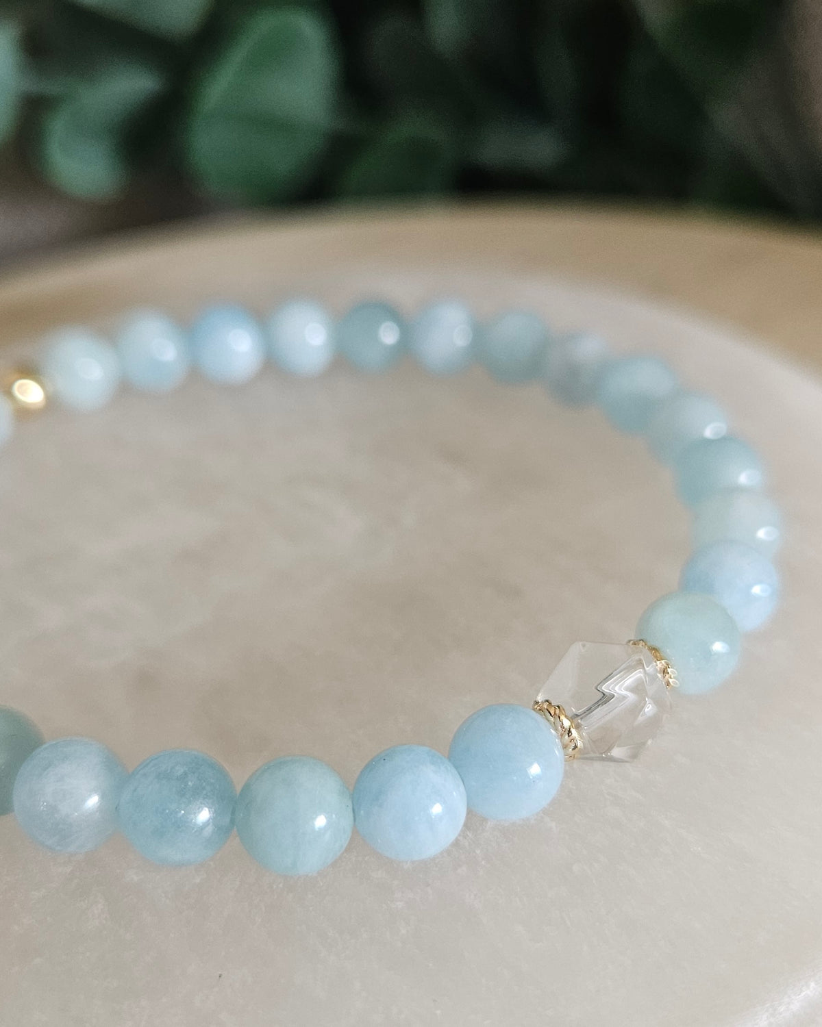 Aquamarine Still Bracelet | Calm Ease & Soft Clarity